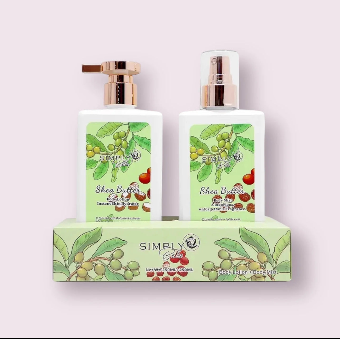 Simply Bella Shea Butter Body Mist & Body Lotion Set {2pc}