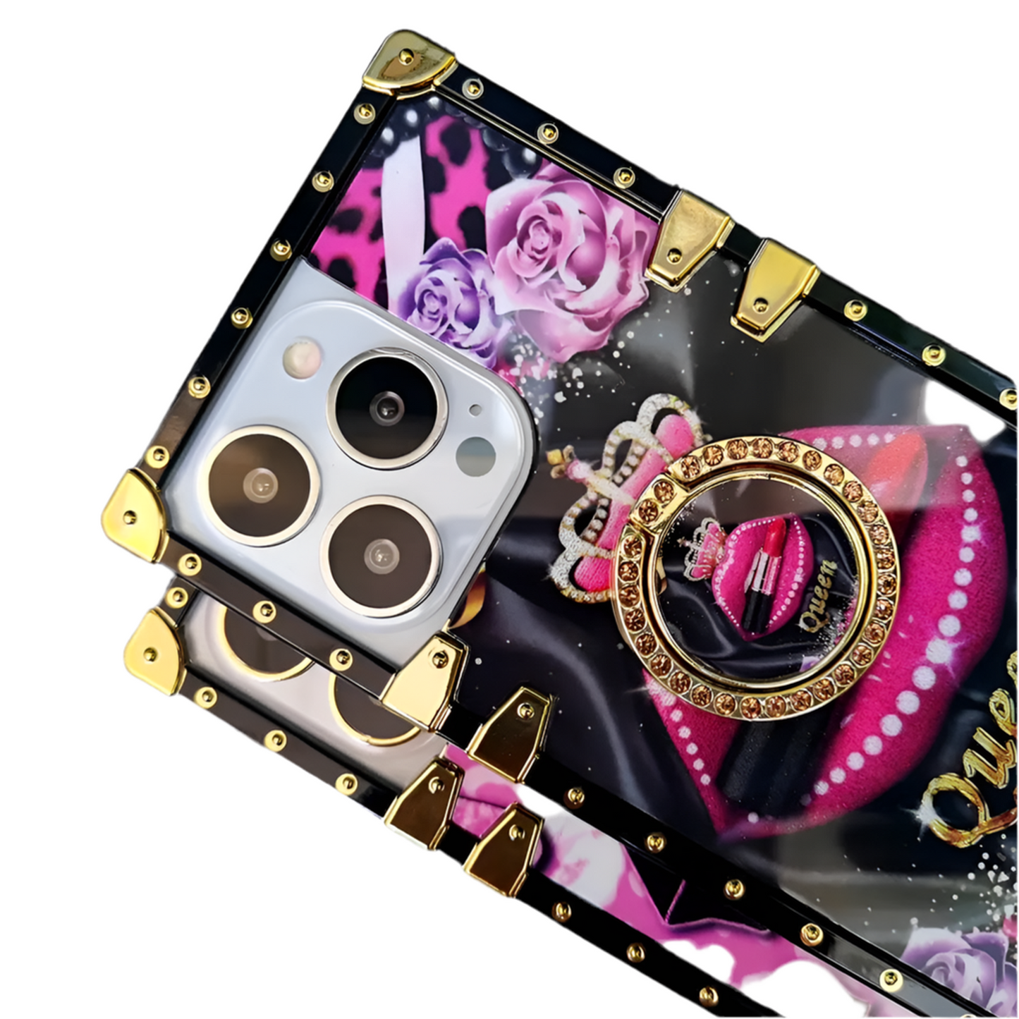 iPhone15 Front Case w/Ring Stand