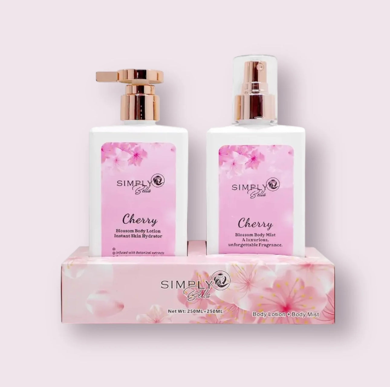 Simply Bella Cherry Body Mist & Body Lotion Set {2pc}