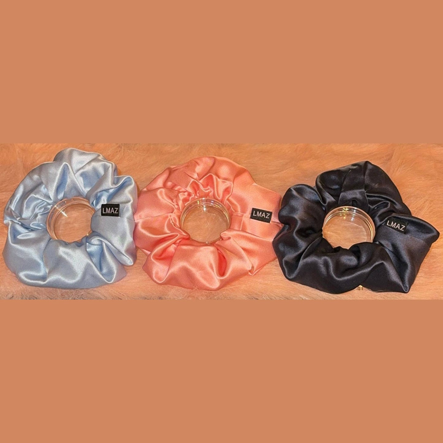 Lot de 3 chouchous en soie Mulberry 22 momme