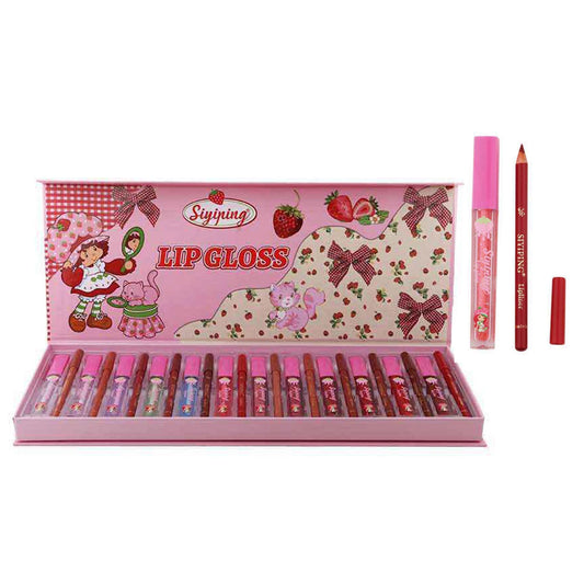 Strawberry Shortcake Lipgloss and Lip Liner Duo {12pc} Wholesale ONLY