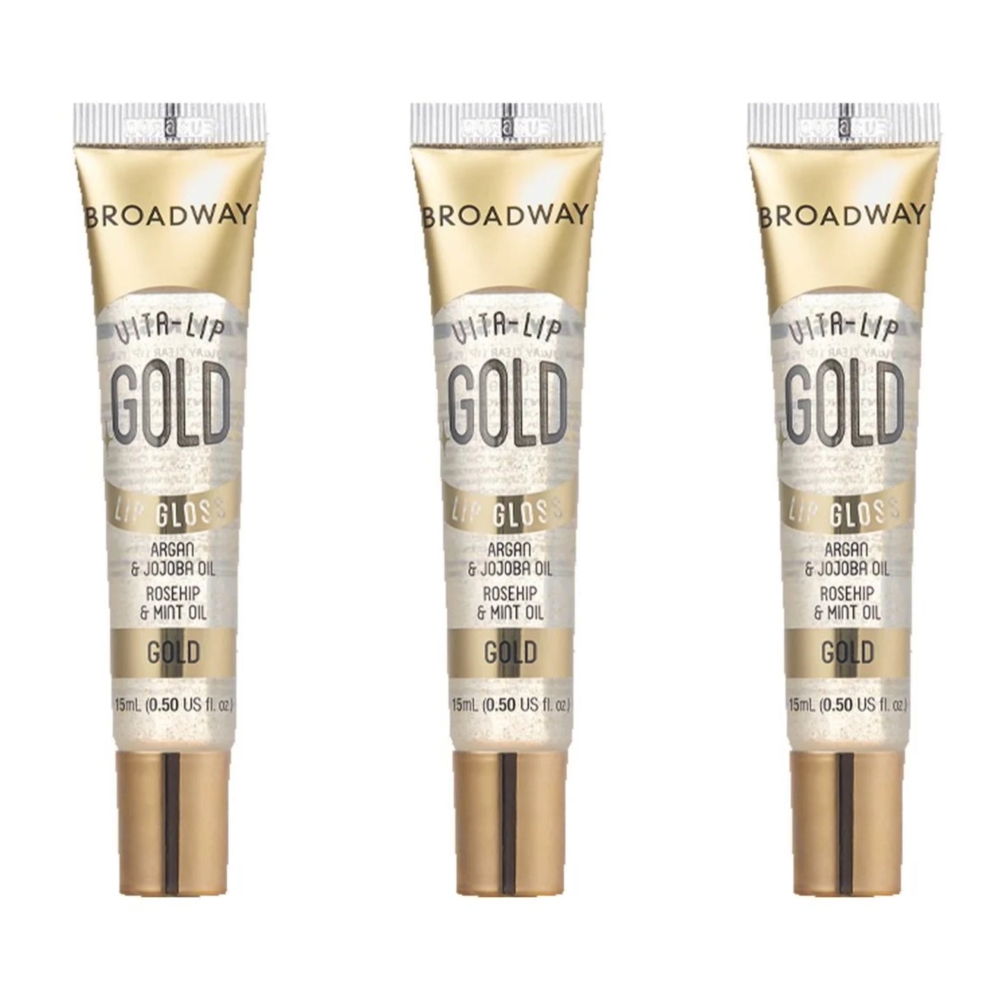 Broadway Gold Lipgloss {1pc}