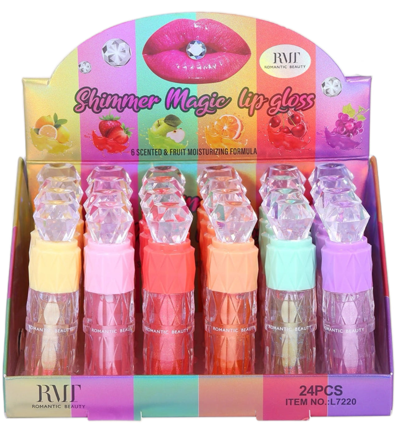 Romantic Beauty - Flavored Shimmer Majic Lipgloss {1pc}