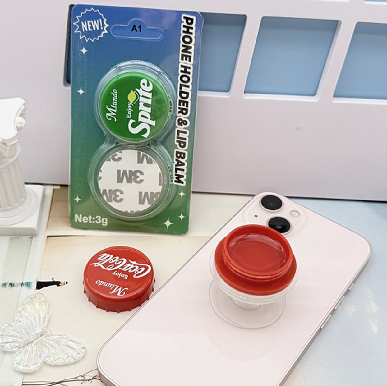 Miundo Phone/Lip Balm Holder {1pc}