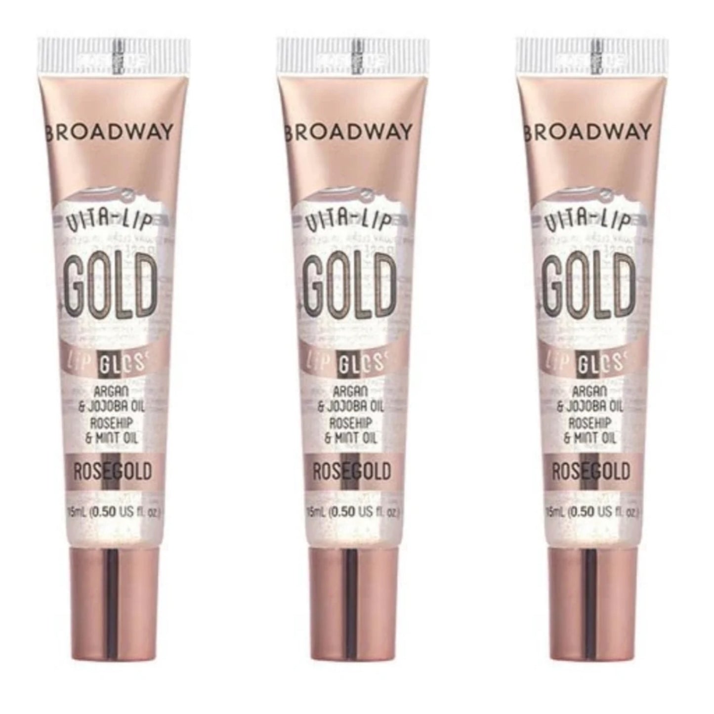 Broadway Rose Gold Lipgloss {1pc}