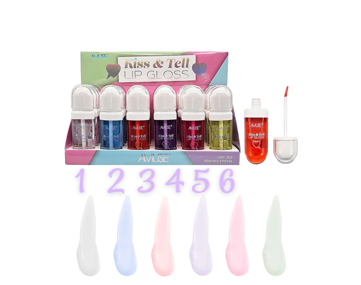 Amuse - Kiss and Tell Lipgloss {1pc}