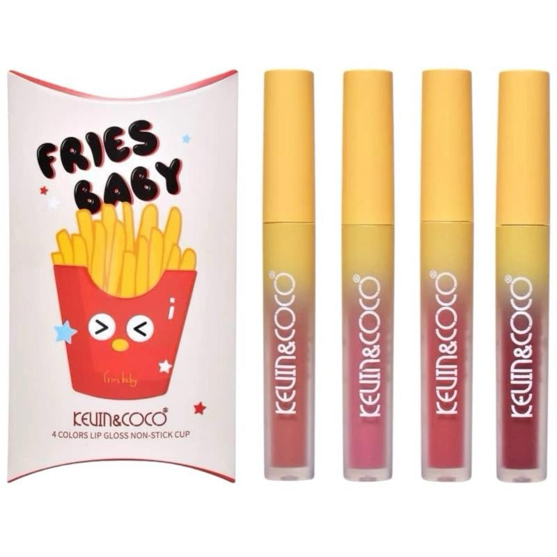 Kevin & CoCo Fries Baby Lipgloss {4pc} Set