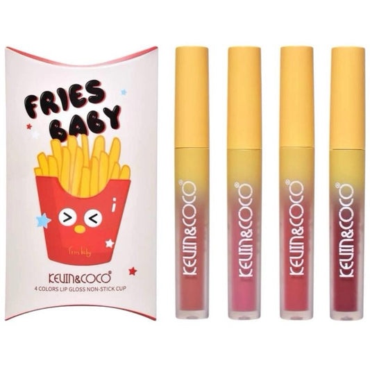 Kevin & CoCo Fries Baby Lipgloss {4pc} Set