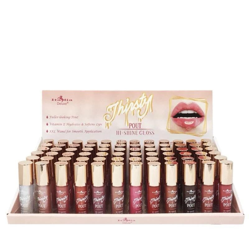 Italia Deluxe Thirsty Pout Hi Shine Lip Gloss {1pc}
