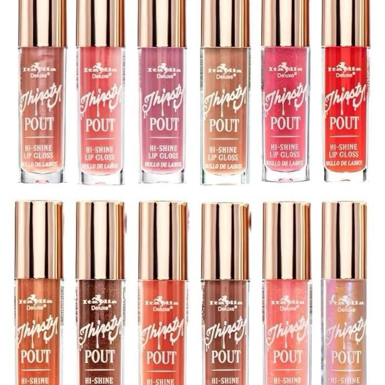 Italia Deluxe Thirsty Pout Hi Shine Lip Gloss {1pc}