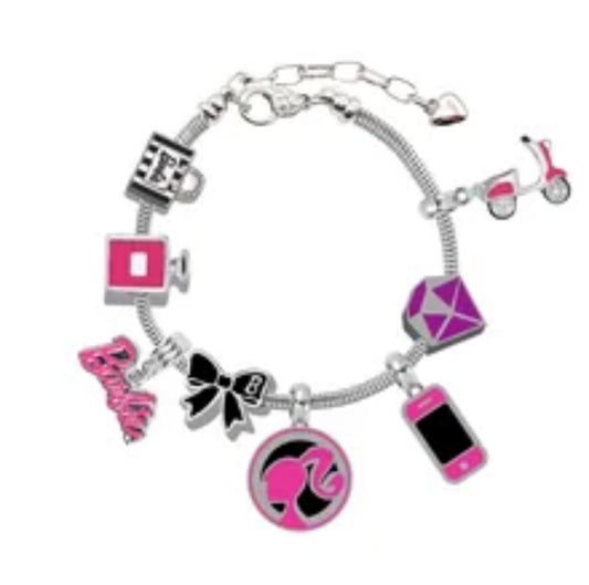 Barbie Charm Snake Bracelet