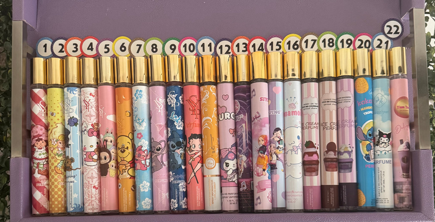 •	“Spray. Go. Slay.” ✨
	•	“Mini size, major vibes 💖”
	•	“Fragrance on the fly 👜”
	•	“Pocket-sized perfection 💕”
